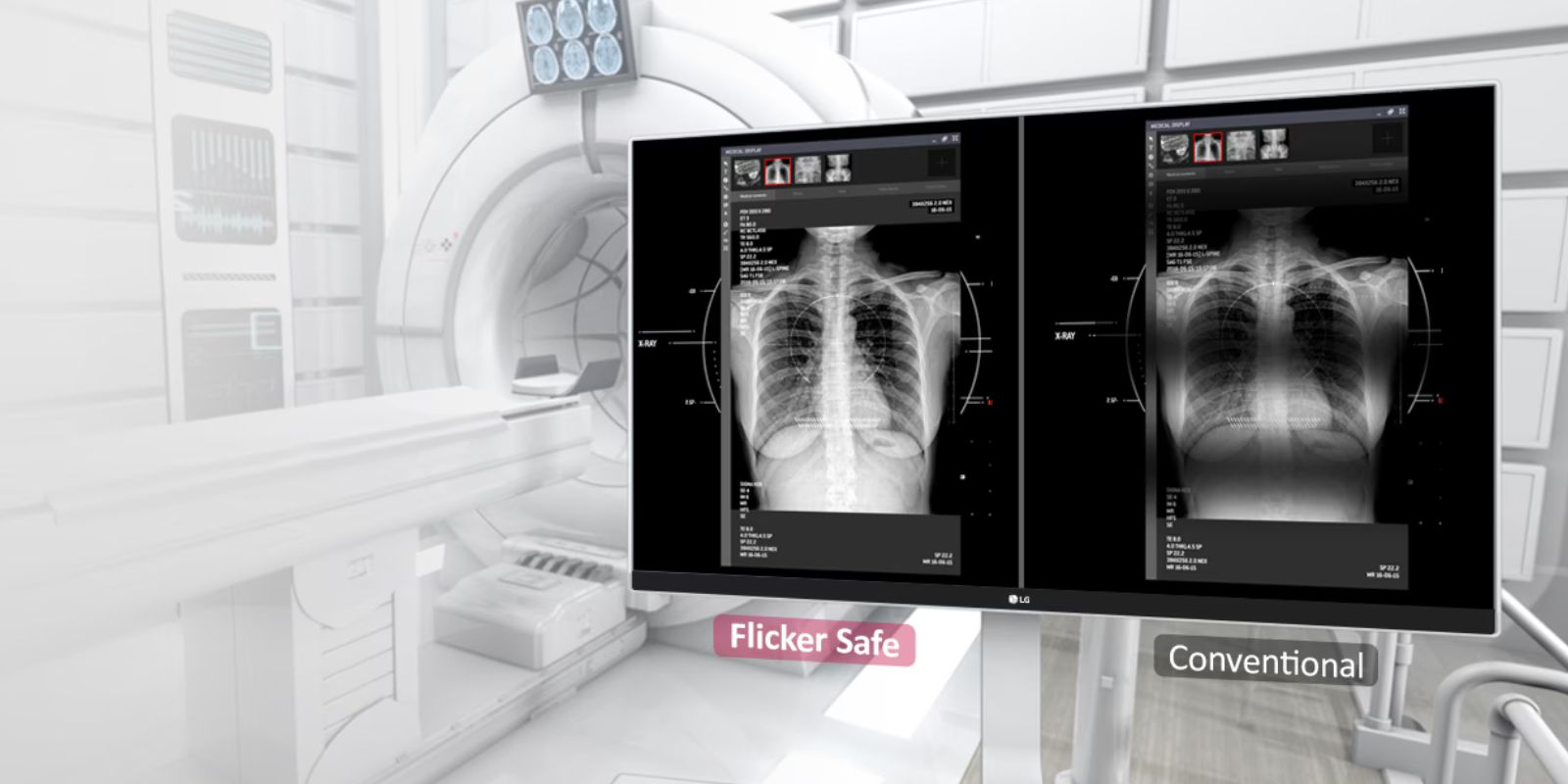 Monitor de Revisión Clínica Blanco IPS LG de 27'' y 8 MP